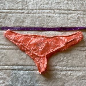 Zinke Lace panties coral pink large NWT
